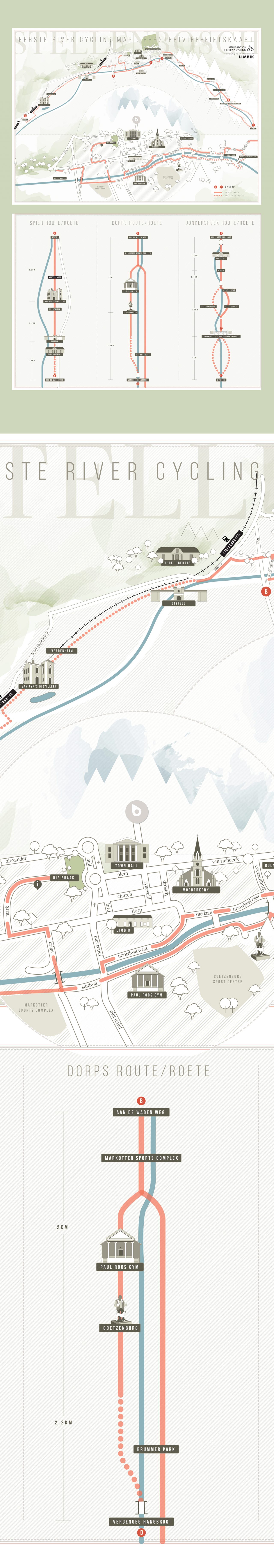 Cycling map | Design Inspire Create